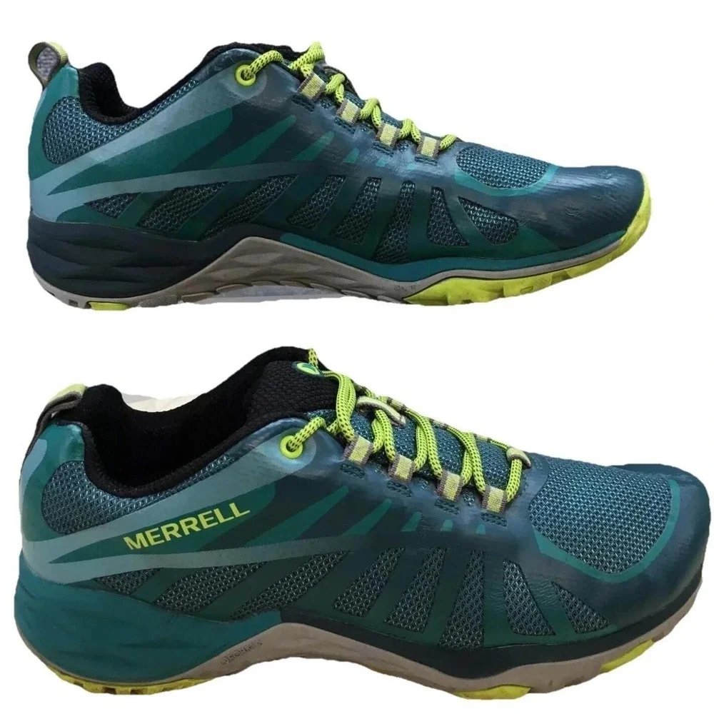 Merrell Women's Siren Edge Q2 Hiking Running Shoes Waterproof J41318 Green 6